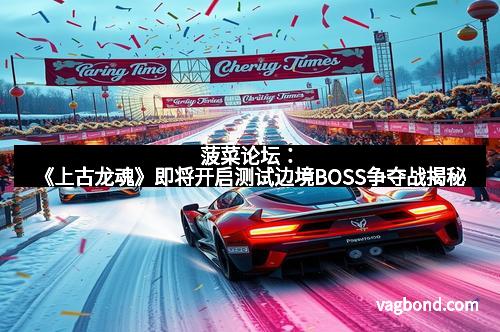 菠菜论坛：《上古龙魂》即将开启测试边境BOSS争夺战揭秘